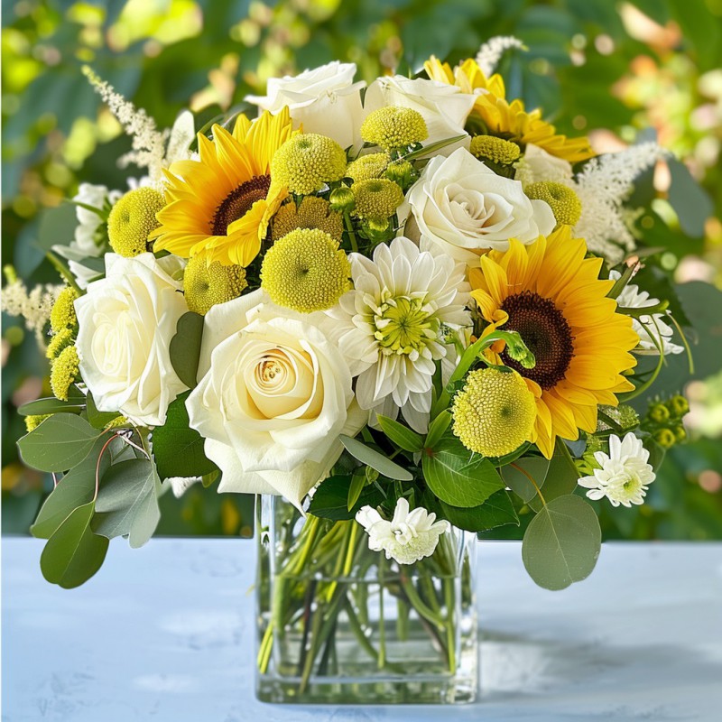 What styles of birthday flowers does Bingham Farms have that are suitable for giving to your wife?